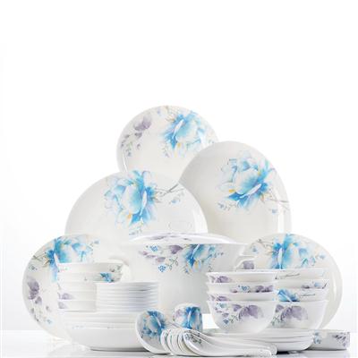 可以免费看男的C女的视频48头聆听花开骨瓷礼品餐具套装